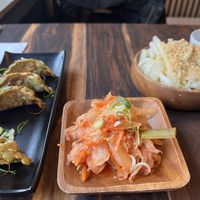 Starters: Kimchi, Turnip Salad, Gyoza  at Wei&Wei in Aachen