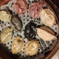 Vegan dumpling menu with 10 dumplings, 6 different kinds. at Wei&Wei in Aachen