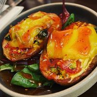 Tapas option - veganised potato skins  at No Three Old Bar & Restaurant in Collon