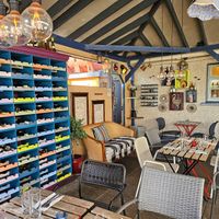 Outdoor seating. at No Three Old Bar & Restaurant in Collon