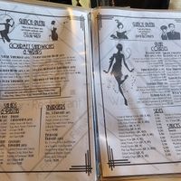 Menu. at No Three Old Bar & Restaurant in Collon