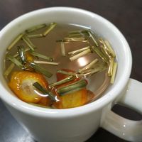  Kumkuat lemongrass tea (HOT only) $2 at Rice House 谷王栈( 粥大王) in Central Singapore