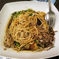 Olive handmade noodle (dry) $4.50 at Rice House 谷王栈( 粥大王) in Central Singapore