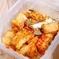 Thai fried beancurd at Rice House 谷王栈( 粥大王) in Central Singapore