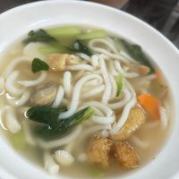 Plain soup udon at Rice House 谷王栈( 粥大王) in Central Singapore