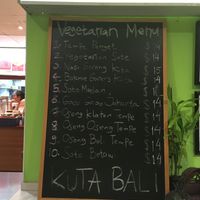 Menu at Ponsonby Food Court in Auckland