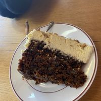 Carrot cake  at Friends of the Earth Cafe in Collingwood