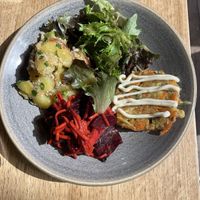 Daily lunch bowl 14.5 aud  at Friends of the Earth Cafe in Collingwood