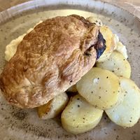 Kale and chestnut Wellington   at The Peak Hotel in Castleton