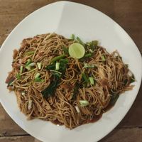 mee gorengm at Dimali Inn in Mirissa