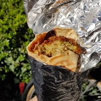 Falafel wrap at SimSim in Munich