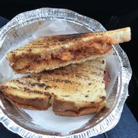 Vegan bbq chicken, missing coleslaw and pickles   at Salubrious Juice & More in Frisco