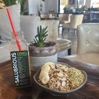 OMG & Sunrise Bowl  at Salubrious Juice & More in Frisco