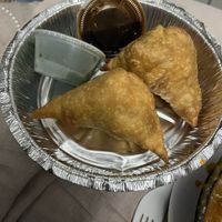 Samosas  at Rajput Indian Cuisine in Norfolk