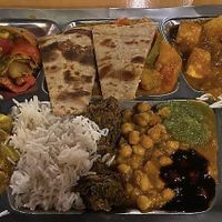 Vegan buffet options   at Rajput Indian Cuisine in Norfolk