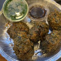 The sauces are what made these  at Rajput Indian Cuisine in Norfolk