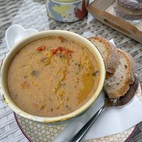 Lentil soup  at Cafe im Süden in Bad Toelz