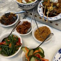 Yum! Vegan rice plate    at Indrapura in Amsterdam