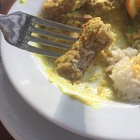 Vegan nuggets at Indrapura in Amsterdam