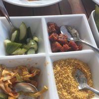 Vegan food at Indrapura in Amsterdam