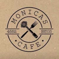 Logo at Monica's Cafe in Maleny