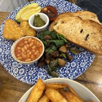 Vegan Big Brekkie   at Monica's Cafe in Maleny
