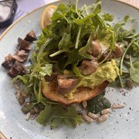 Avocado toast   at Monica's Cafe in Maleny