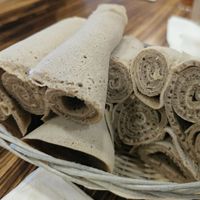 Good injera at Queen Sheba in Sacramento