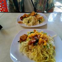 Plate of everything at Am Thuc Chay in Hue