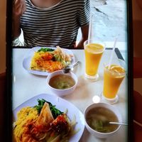 Meal and soup for 10k + pumpkin milk at Am Thuc Chay in Hue