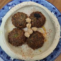 Hummus Falafel at Basilicom in Koh Samui