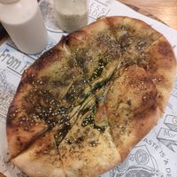 Zataar focaccia at Basilicom in Koh Samui
