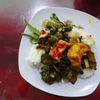 Plate from the buffet at Giac Ngo in Da Nang