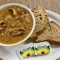 Mushroom Stroganoff   at World Peace Cafe  in Brighton