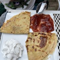 Home made pancakes  at Ebbas in Lund