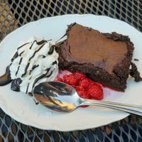 Kladdkaka at Ebbas in Lund