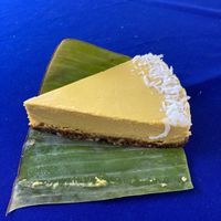 Mango cake (vegan, gluten free, sugar free) at Moringa Fresh and Wild  in Puerto Escondido