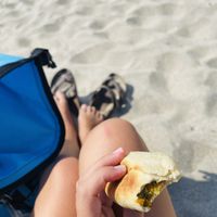 Vegan empanadas   at Moringa Fresh and Wild  in Puerto Escondido