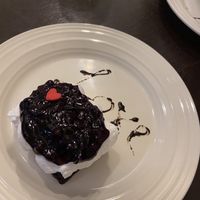 Chocolate blueberry dessert  at Sushi Kitchen in Penang