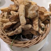 Fried mushrooms at Shuizhong Liansushi - Lotus Veg in Suzhou