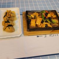 Fortune Bags and Grilled Tofu at Shuizhong Liansushi - Lotus Veg in Suzhou