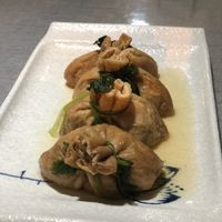 Fortune Bags at Shuizhong Liansushi - Lotus Veg in Suzhou
