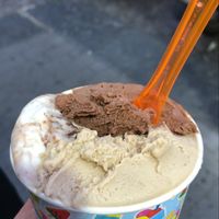 Gianduja, hazelnut, cremino  at Il Gelatiere in Naples