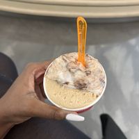 Vegan gelato mix at Il Gelatiere in Naples