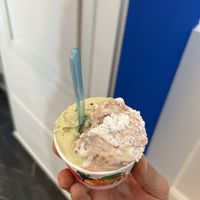 Pistachio & creamy  at Il Gelatiere in Naples