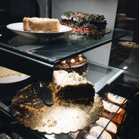 vegan cakes  at Wilk Syty in Wroclaw