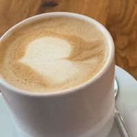 coffee with currant syrup - delicious  at Wilk Syty in Wroclaw