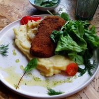 a'la schabowy at Wilk Syty in Wroclaw