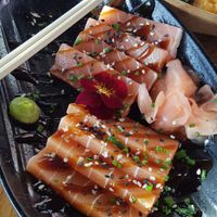 Vegan 'Sashimi' at Vegan Junk Food Bar - 2D in Amsterdam