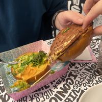 No bacon as well  at Vegan Junk Food Bar - 2D in Amsterdam